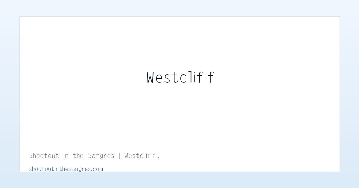 Shootout in the Sangres | Westcliff, CO | July 22-24, 2016 主图